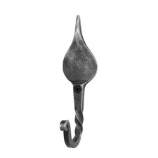 Hand Forged Metal Wall Hook Wrought Iron Handmade Wall Mounted set of 5