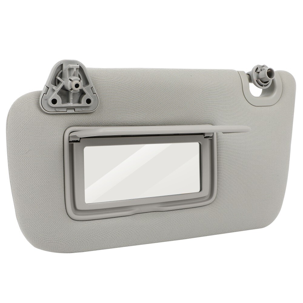 Driver Side Gray Sun Visor Without Sunroof For 2012-2019 Nissan LEAF Sentra