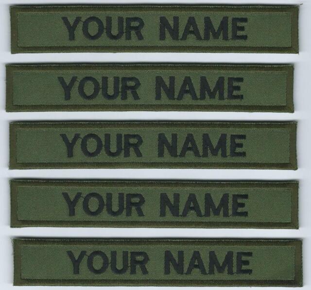 Irish Defence Forces Name tags x 5 Irish Military Name Tags Army Insignia