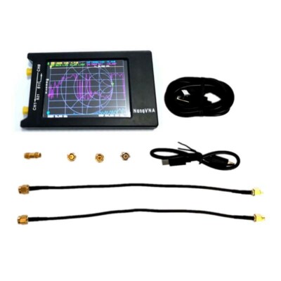 4'' LCD Vector Network Analyzer 50KHz-1.5GHz for UHF Antenna USB TypeC NanoVNA-H4