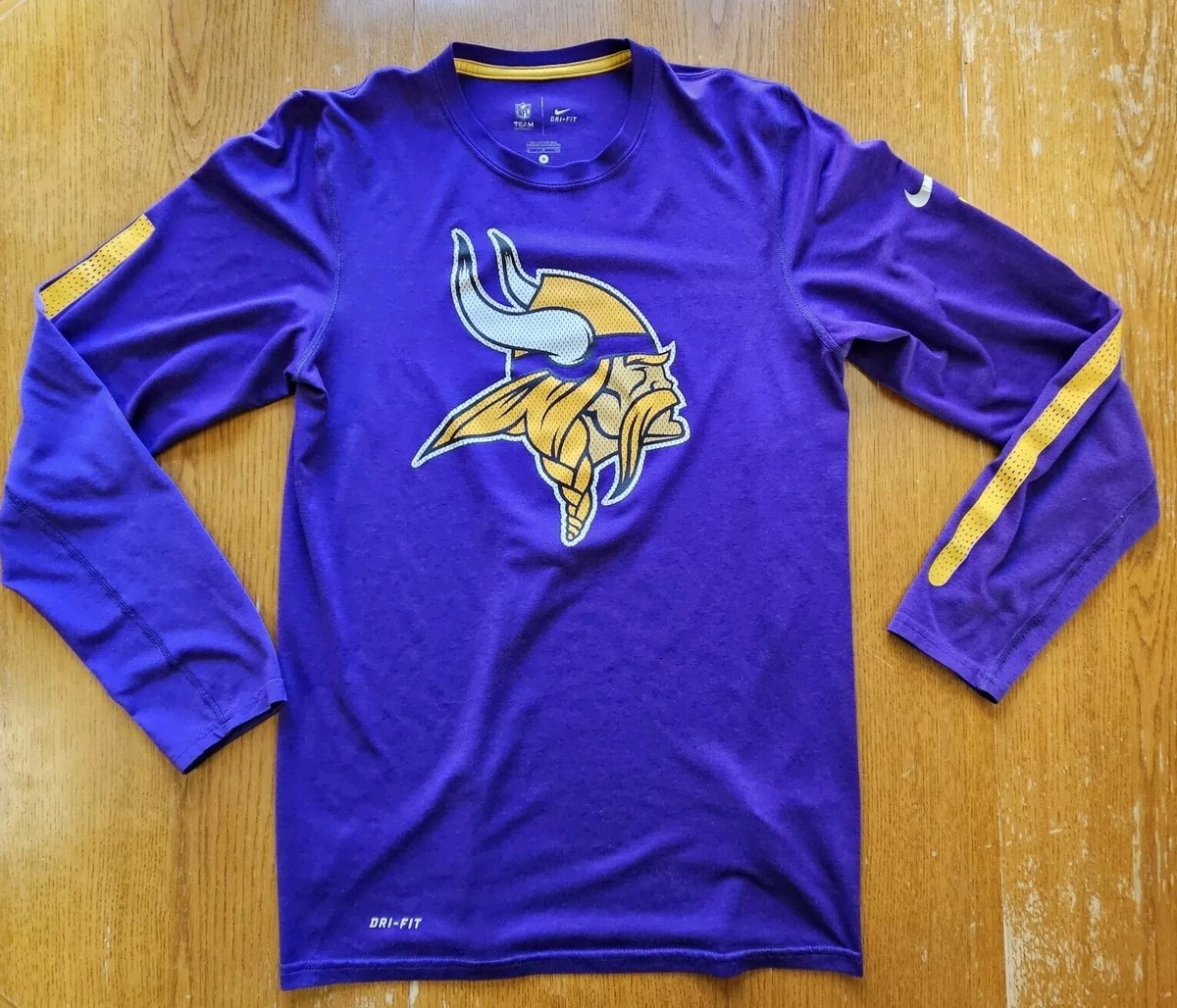 vikings long sleeve dri fit
