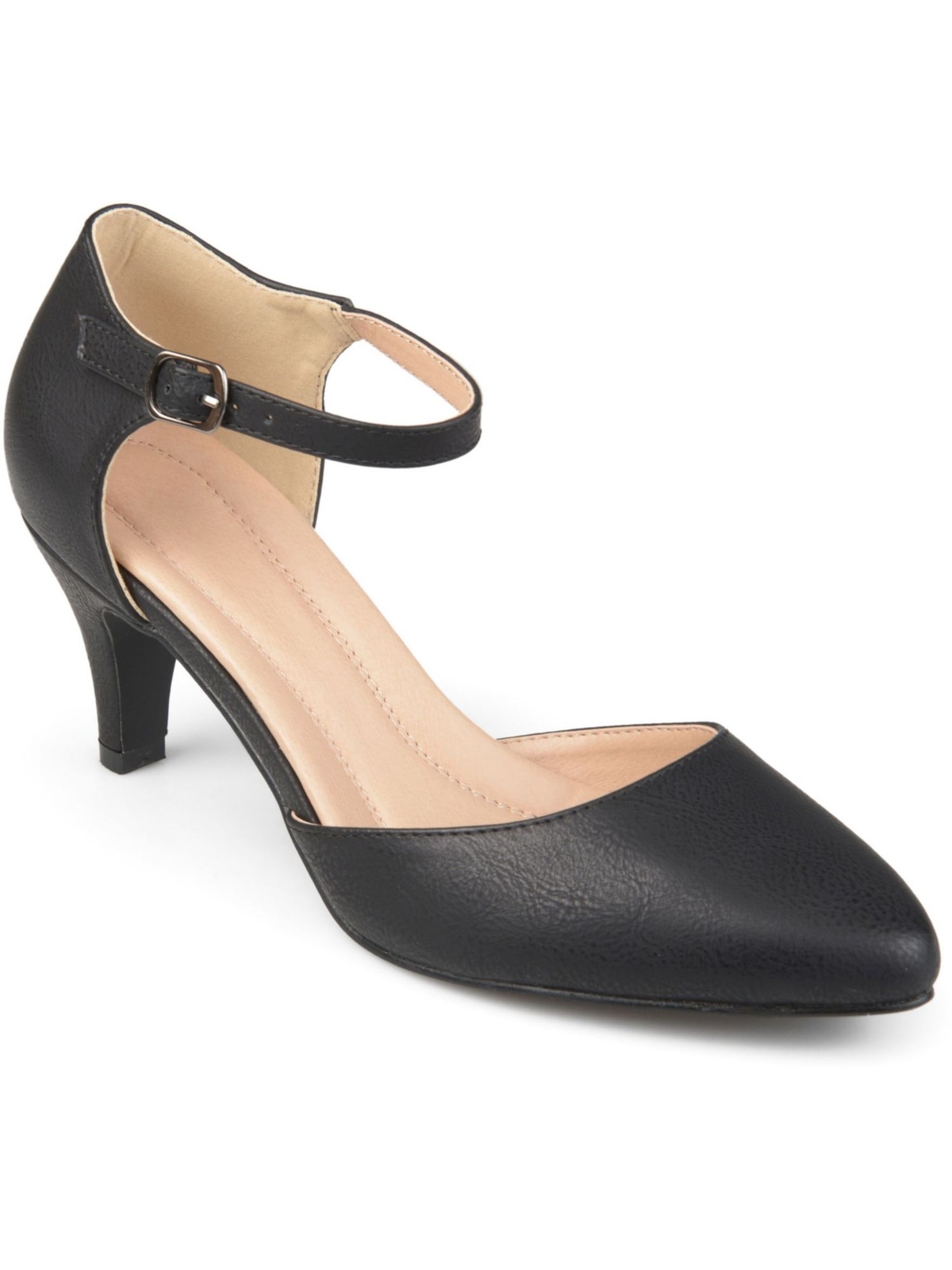 Женские черные туфли-лодочки на шпильке Bettie с миндальным носком из коллекции JOURNEE 6,5 М