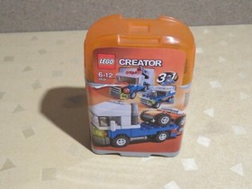 LEGO &reg; 4838 creator various Construction Vehicles 3 in 1, Good Condition, Complete, Original Packaging & Ba
