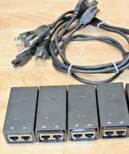 Lot of 4 Ubiquiti Networks GP-A240-050 POE Adapters with 2' power cords