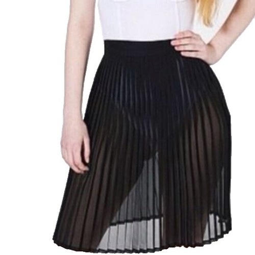 Gonna Da Tennis American Apparel In Gabardine - Pieghettata, Lunghezza Corta, 100% Poliestere - Foto 8