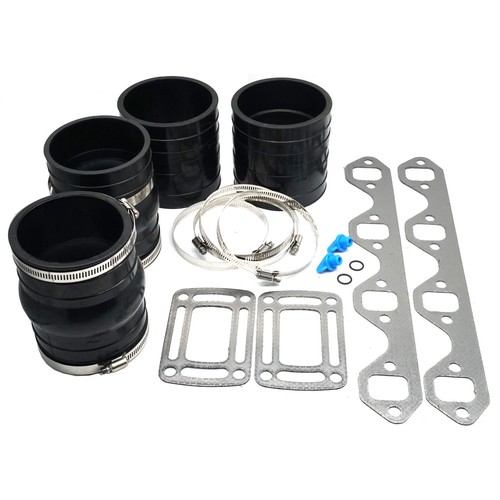 Exhaust Manifold Kit fits Volvo Penta FORD 302 351 CID 1991 & UP 3853608 3852741 - Foto 5 di 6