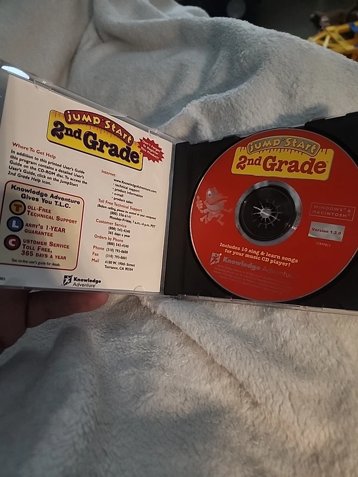 Jump Start: Learning System 2nd Grade PC CD-ROM (1996 Knowledge Adventure) Works - Image 4 of 4