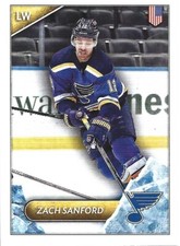 Zach Sanford #469 - 2021-22 Topps NHL Stickers - Base