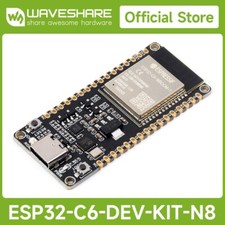 Waveshare ESP32-C6 Microcontroller, WiFi 6 Development Board, 160MHz Single-core