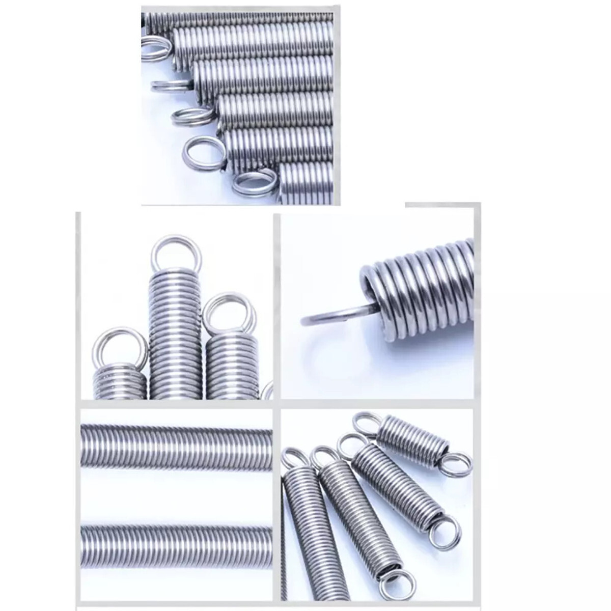Spannfeder Verlängert – 3,5mm Draht, 22mm OD, 100mm Länge, Federstahl, Doppelhaken