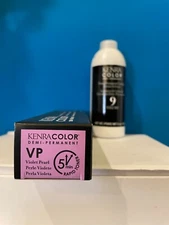 2 Kenra Color Demi Permanent  VP Violet Pearl & 9Volume Activator