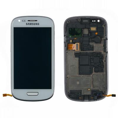 Display Glas Anzeige für Samsung Galaxy S3 mini GT-i8190, weiß