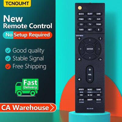 RC-911R Replace Remote For Onkyo AV Receiver TX-NR575 TX-NR585 TX-NR656 