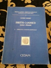 Diritto canonico nozioni e riflessioni Vol.1: Diritto costituzionale gherro sc34