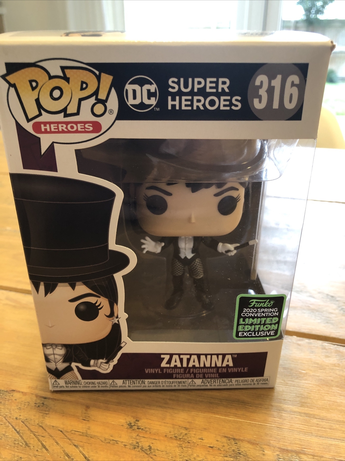 Funko Pop! #316 Super Heroes Zatanna - Convención De Primavera 2020 Edición Limitada