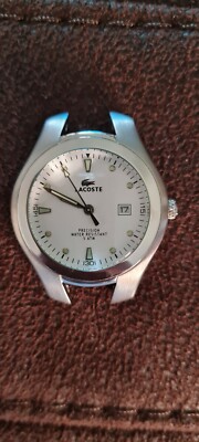 NEW Womens Silver And White Lacoste Precision Watch Face 3510L | eBay