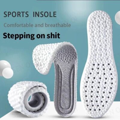 Sport Shoes Insoles Orthopedic Memory Foam PU Soft Breathable Cushion Sole  Pad