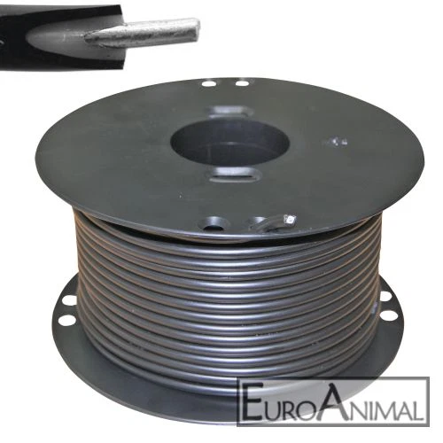 Hochspannungs-Untergrundkabel Erdkabel Weidezaun 50m Kern 1,6mm AKO