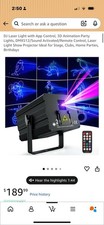 Dj laser light with app control ideal for Stage, Clubs, Home Parties, Birthdays