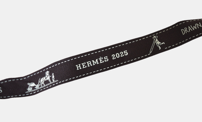 HERMES リボン Authentic HERMES Paris 2025 Brown PACKAGING RIBBON for gift