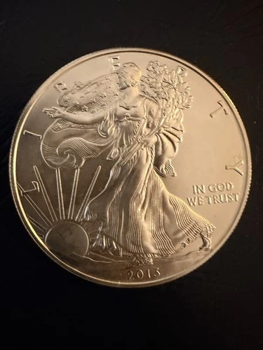 2013 American Silver Eagle BU 1 Oz Coin US, One Dollar Mint Uncirculated