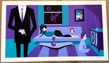 Shag TWILIGHT ZONE PIT MANS FEAR Official Limited Edition Screen Print Not Mondo