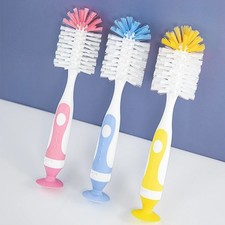 2 In 1 Baby Bottle Cleaning Brush Set Nylon Cup Cleaner With Stand