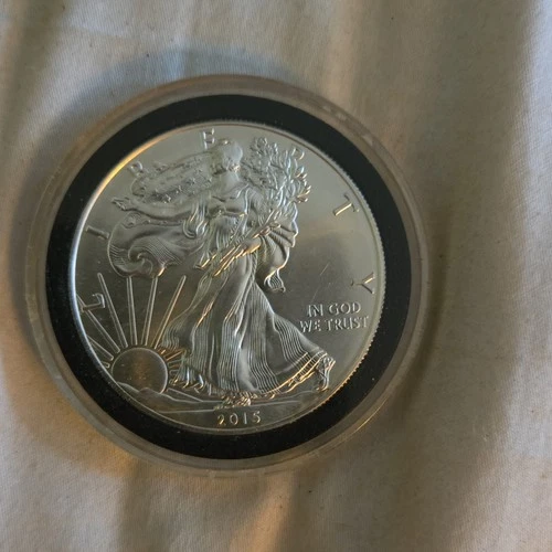 U.S. Mint American Eagle 2015 1 oz Silver Coin .999 Fine Uncertified Collectible