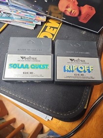 Vectrex  Vintage Arcade System Console And 1 Built In Game And 10 Other Games