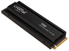 Crucial T500 1TB Gen4 NVMe SSD w Heatsink - 7300/6800 MB/s R/W 600TBW 1440K