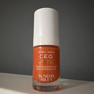 Sunday Riley CEO Vitamin C Brightening Serum 15% .5 oz New Without box