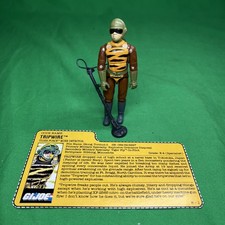 Vintage 1988 GI Joe Tiger Force Tripwire v3 Figure 100% Complete