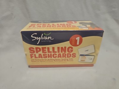 Sylvan Learning Spelling Flashcards Grade 1 - 240 cards + 10 Customizable Cards