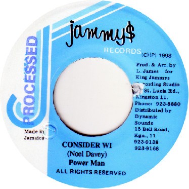 Powerman - Consider Wi (7'')