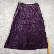 Vintage Graver Studio Skirt Womens Small Purple Velvet Long Whimsigoth Grunge