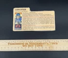 Vintage 1982-83 GI Joe Cobra Officer File Card Complete Your Figure
