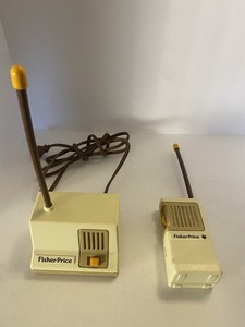 Vintage 1983 Fisher-Price Baby Monitor Model 157 120V Tested Works!