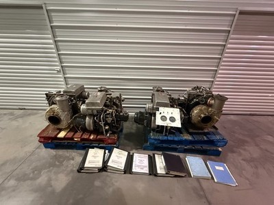 Lot of 4 Solar Mars APU Gas Turbine Engine T-41M-9A READ
