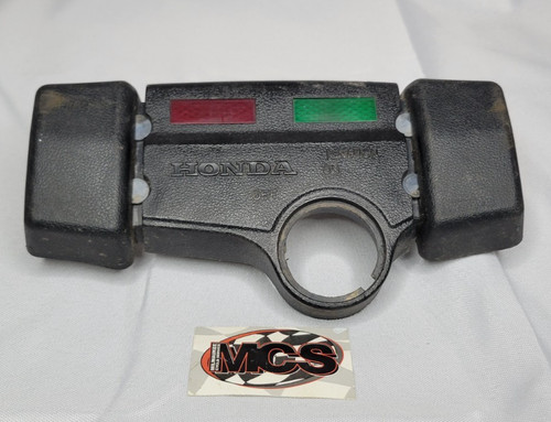 HONDA (ATC 250 SX) OEM Upper fork triple bridge dash pad w/ indicators & harness