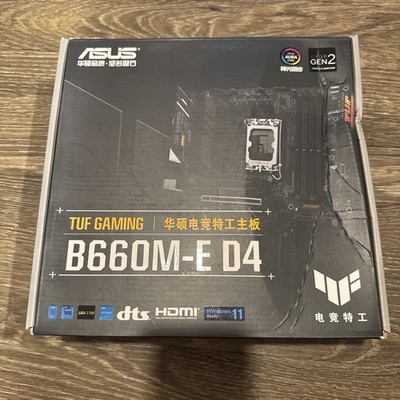 ASUS TUF GAMING B660M-E LGA1700 B660 DDR4 mATX 12th 13th 14th Intel Motherboard