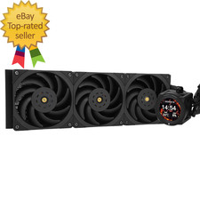 CORE Vision 360 Black-360Mm AIO CPU Liquid Cooler Ips LCD Screen with 480