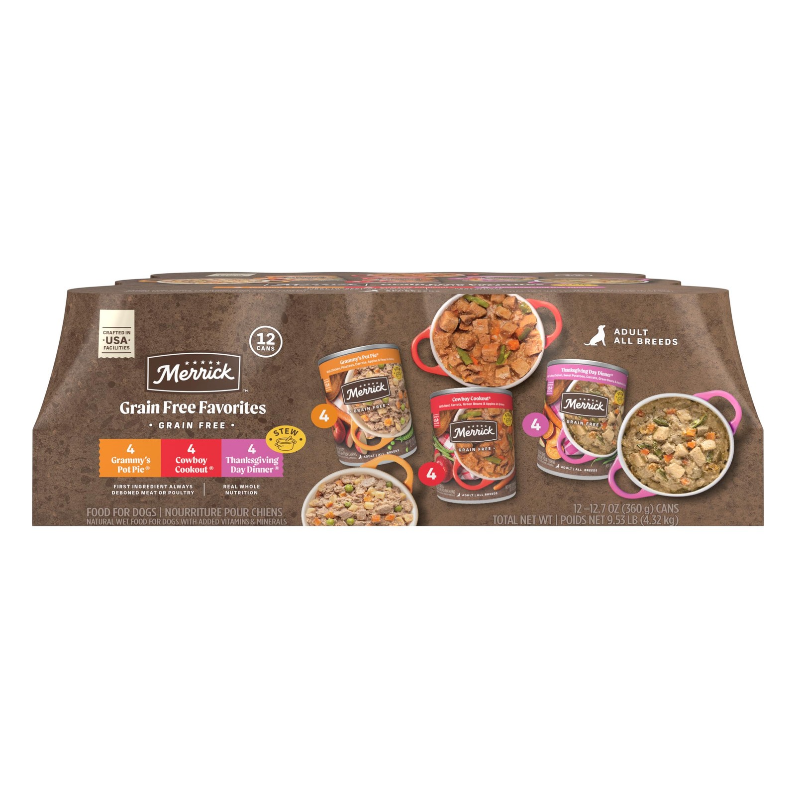 Variety Pack - Beef, Chicken, Turkey Cans