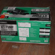 Everbilt Shallow Well Jet Pump Plastic 1/2HP HDSWJ5P