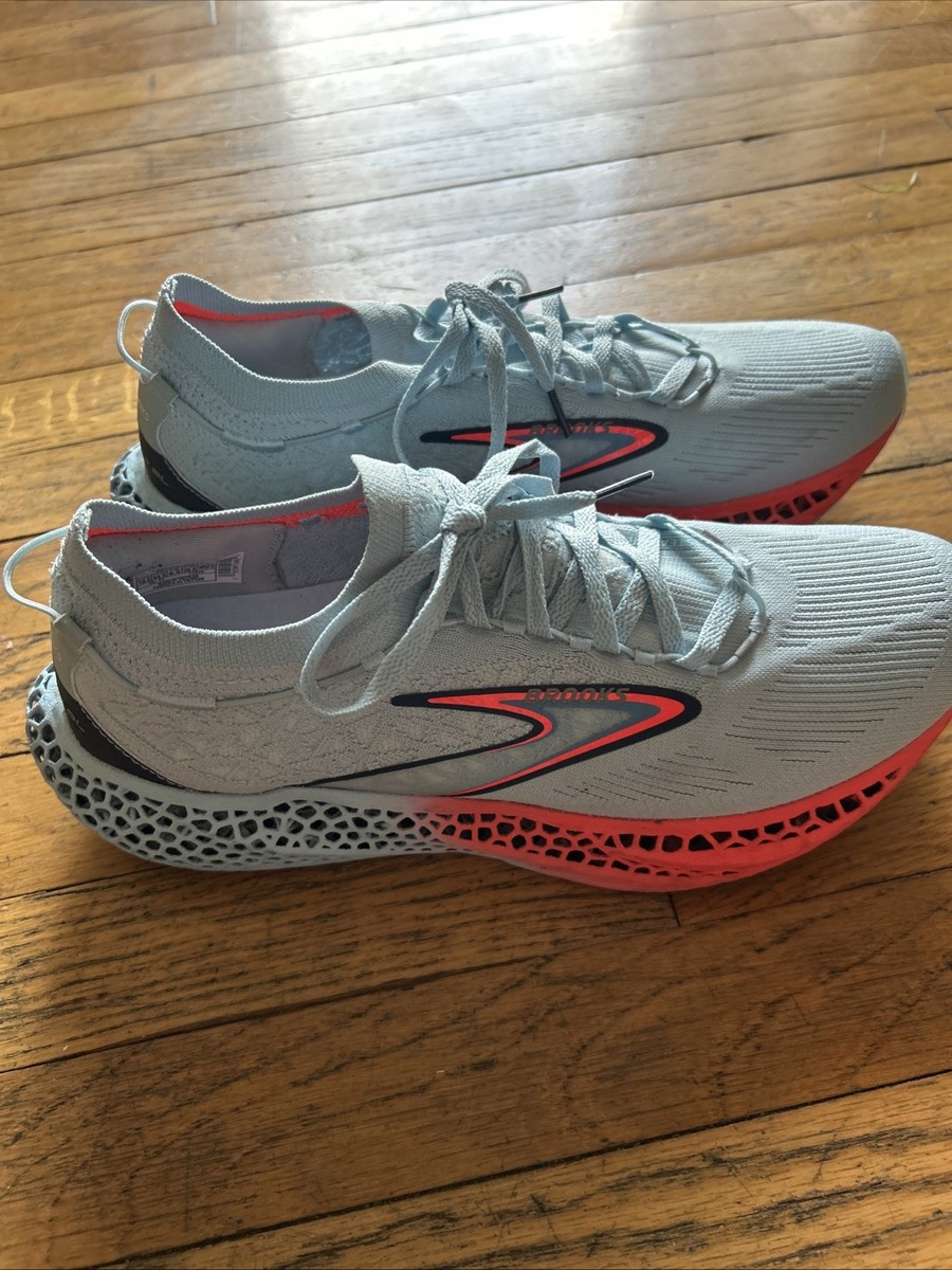 Brooks Mens Limited Edition Exhilarate-BL 3D Running Shoe Blue Coral Size 10D brooks-exhilarate-blueline-  main image 3