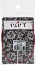 ChiaoGoo TWIST Red Lace Interchangeable Cables 8"-Small