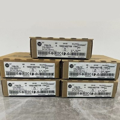 New Factory Sealed AB 1769-IT6 SER A CompactLogix Thermocouple/mV Input Module
