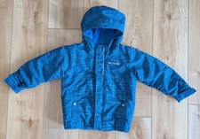 Columbia Omni Heat Hooded Jacket Coat Blue Warm Winter Full Zip Toddler Sz 4