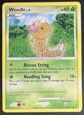 Weedle 86/111 Pokemon English Platinum Rising Rivals 2009