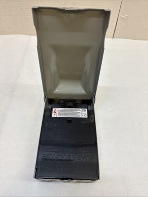 #ad Eaton Dpu222r Nonfusible Disconnect Switch 60 A 240V Ac 2 Pole Nema 3R $19.99