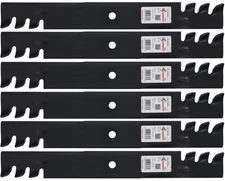 6 Rotary® 6303 Mower Blades for Dixie Chopper® Exmark® Gravely® Toro® 60" Deck
